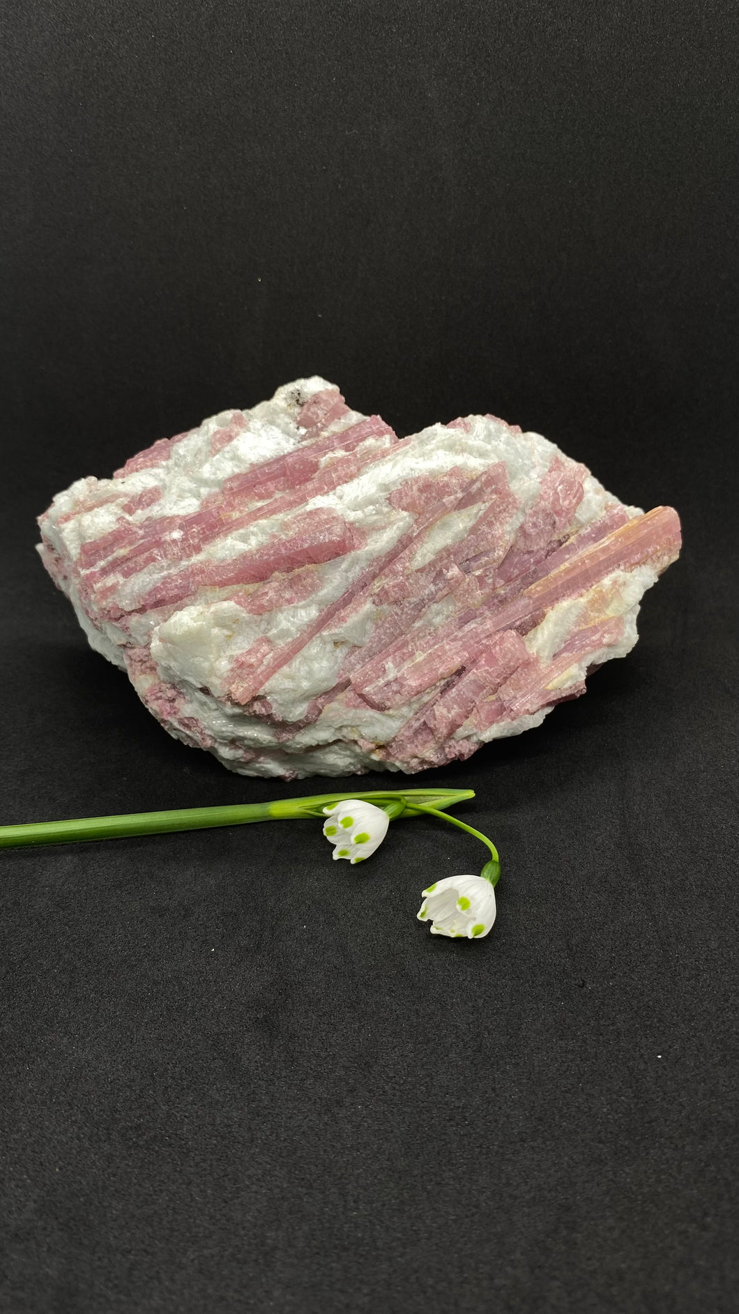 Pink Tourmaline in Quartz