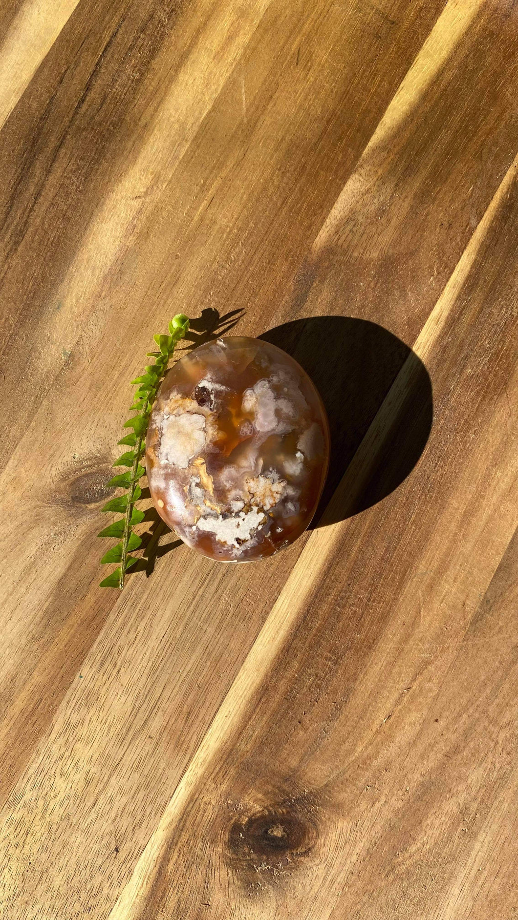 Cherry blossom palm stone