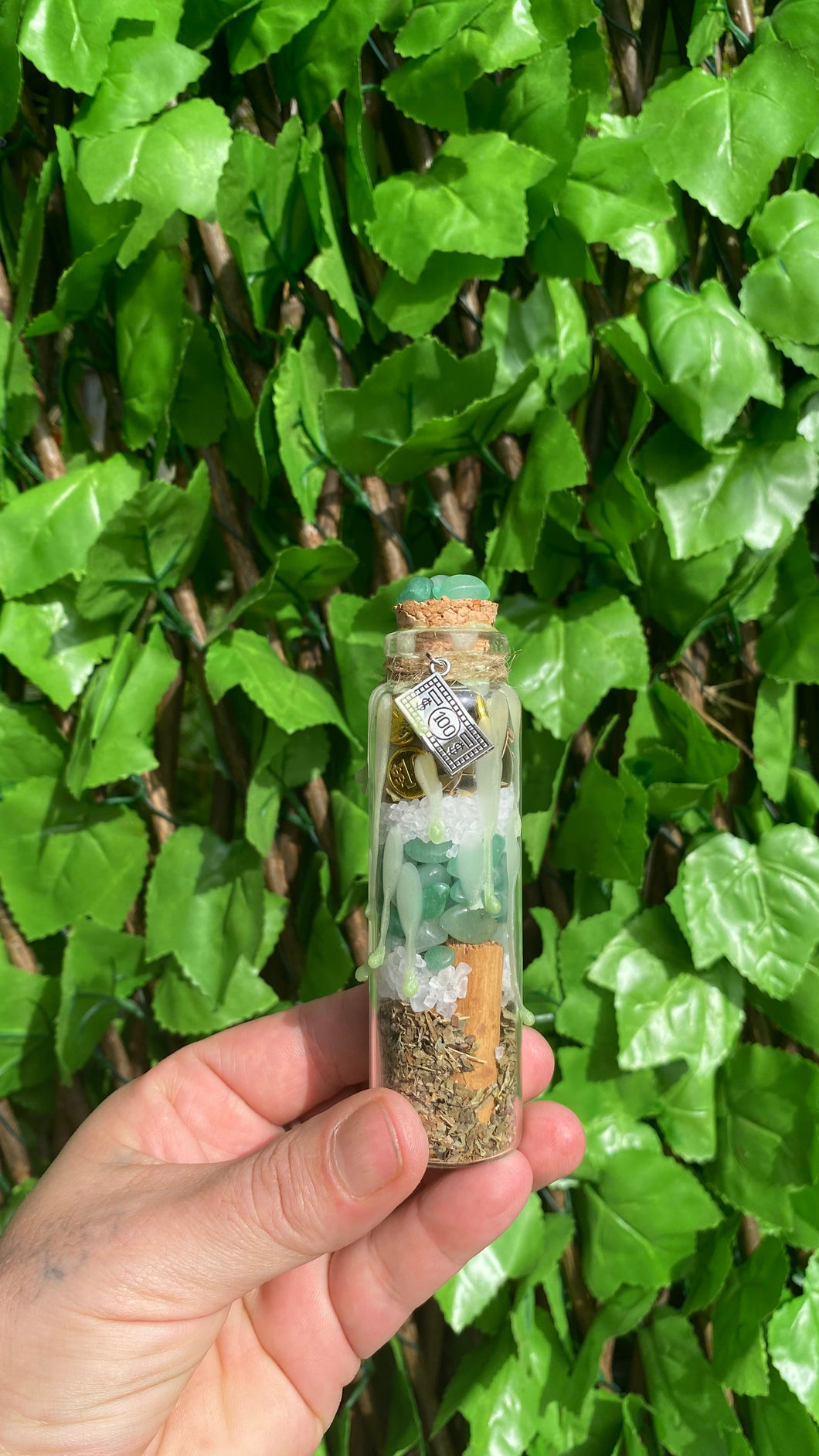 Money spell jar