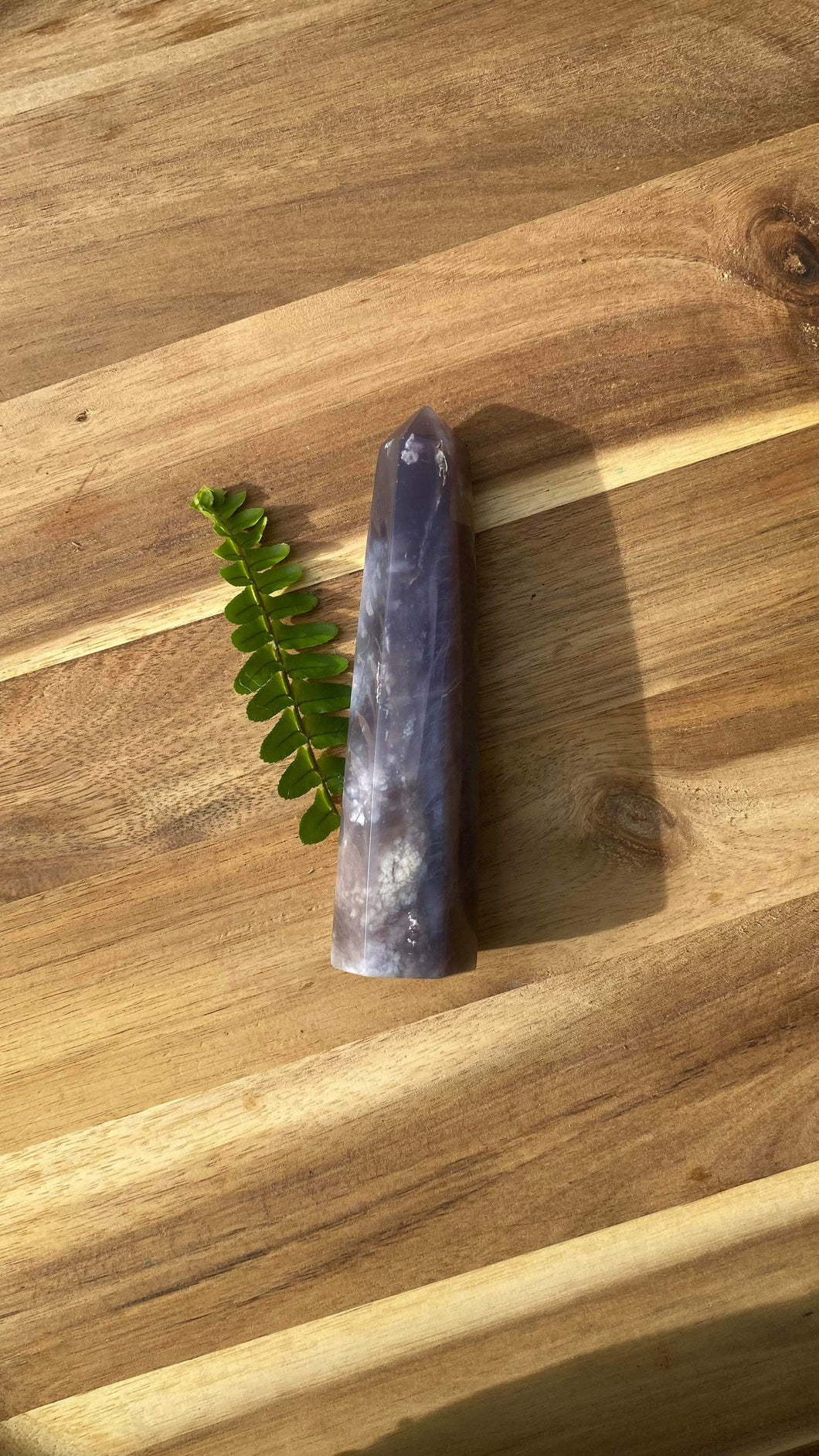 Purple Chalcedony tower