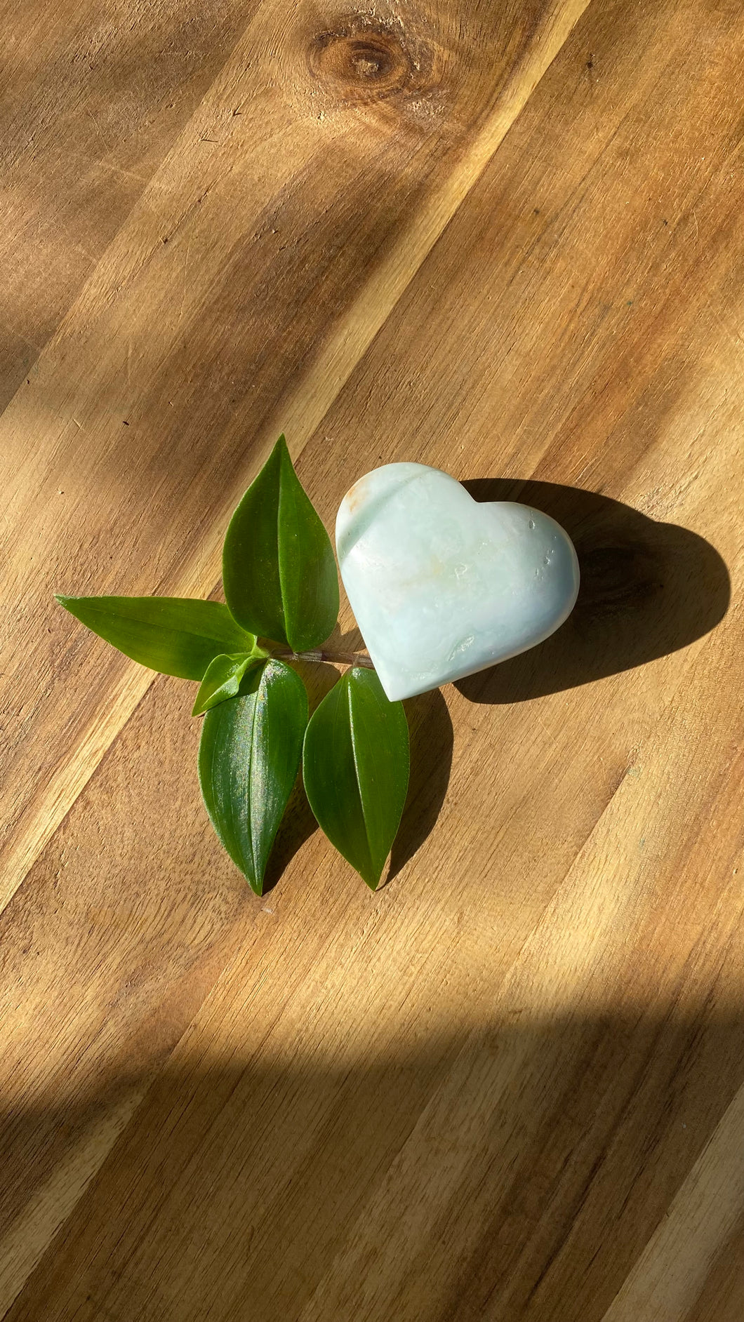 Caribbean Calcite heart