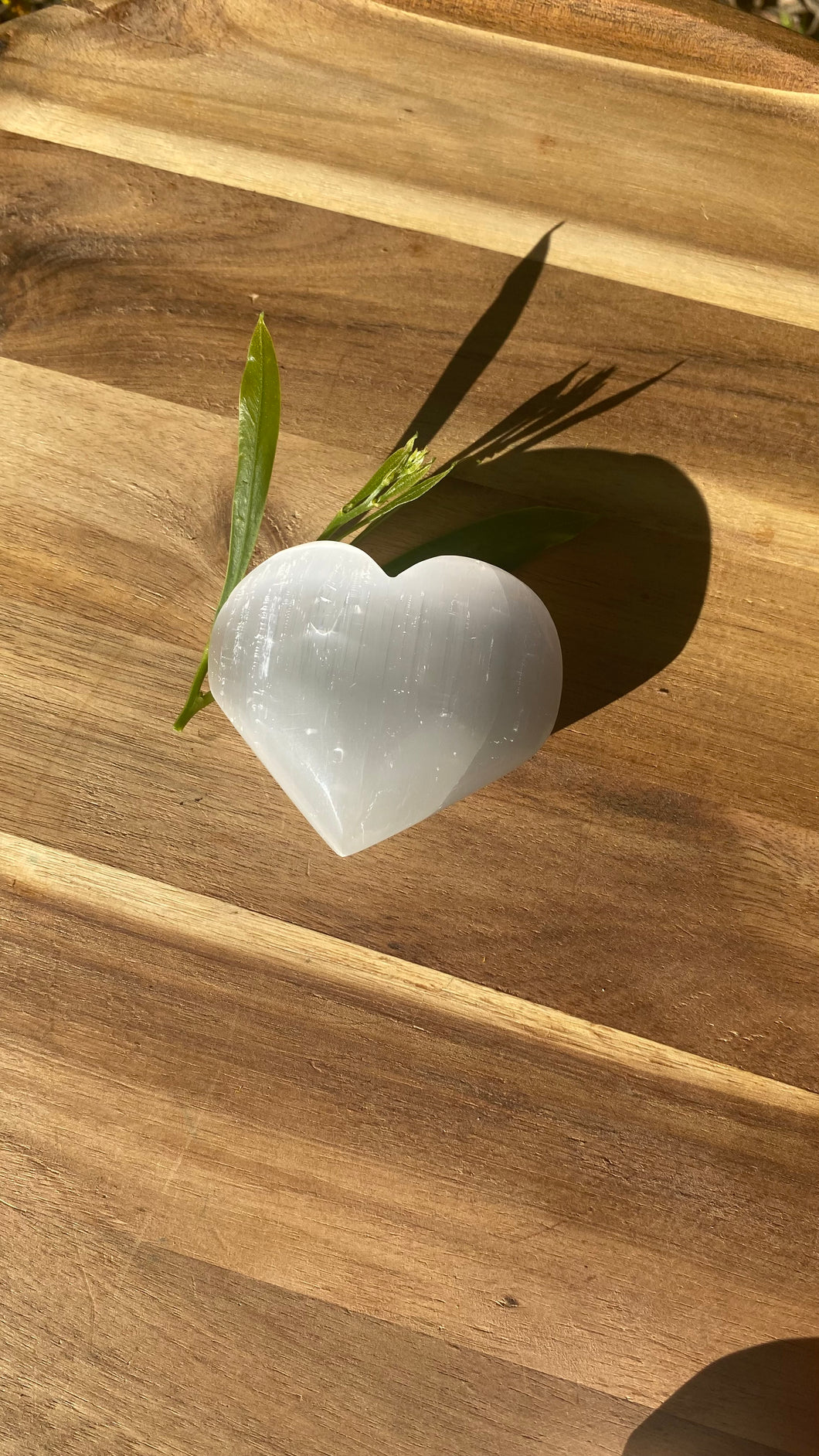 Selenite heart