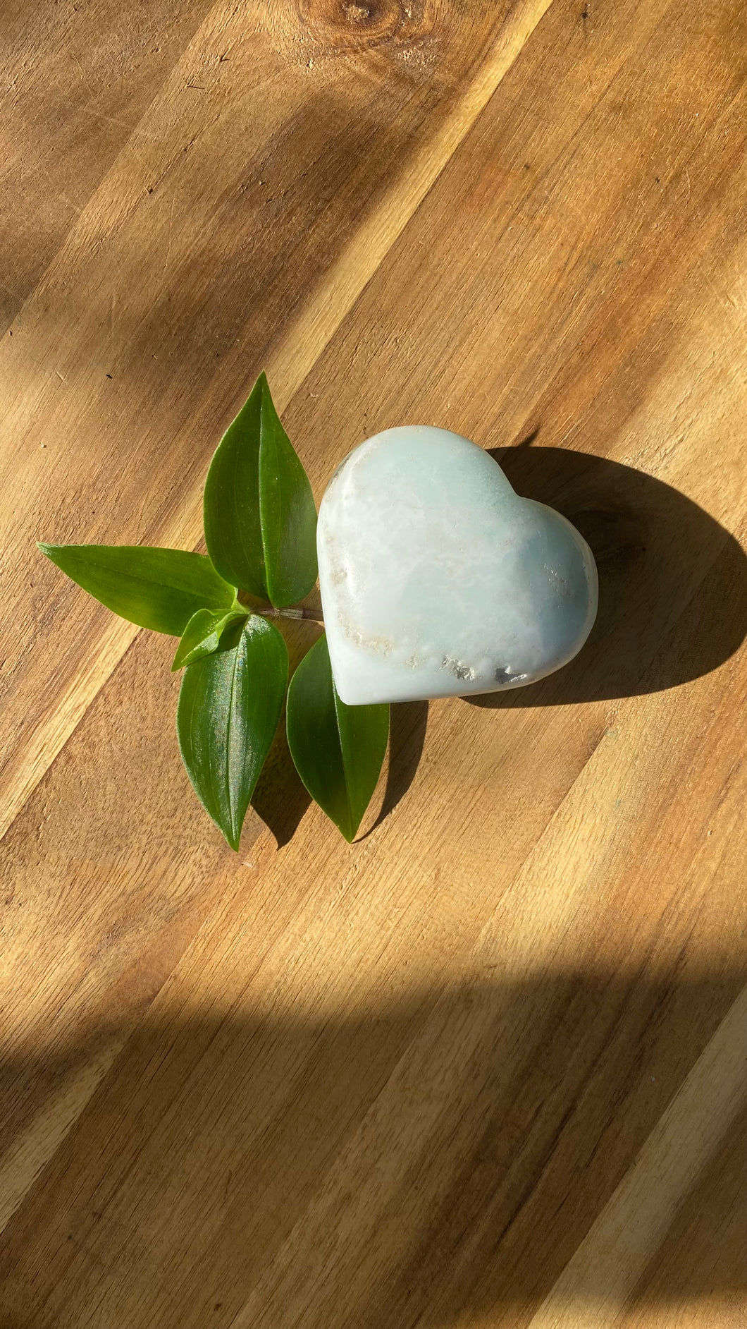 Caribbean Calcite heart