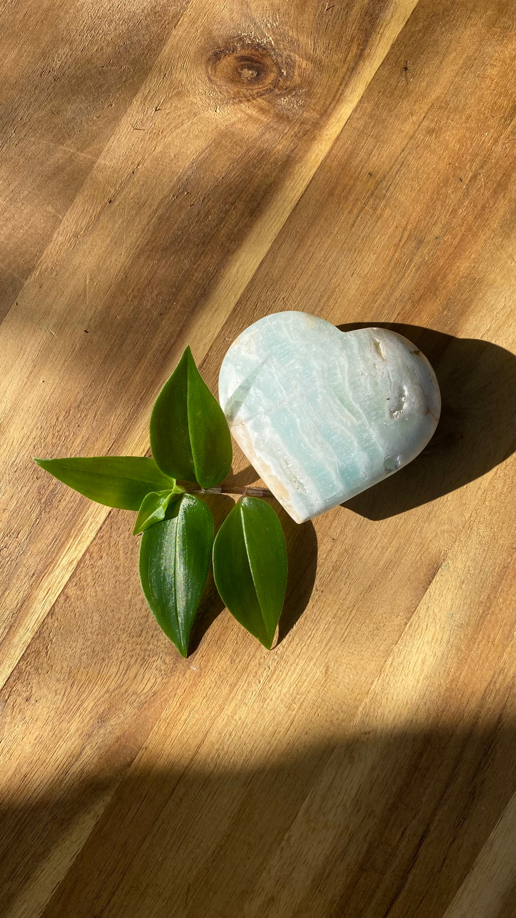 Caribbean Calcite heart