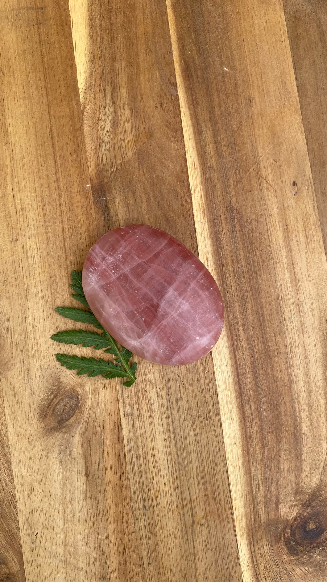 Rose Calcite Palm