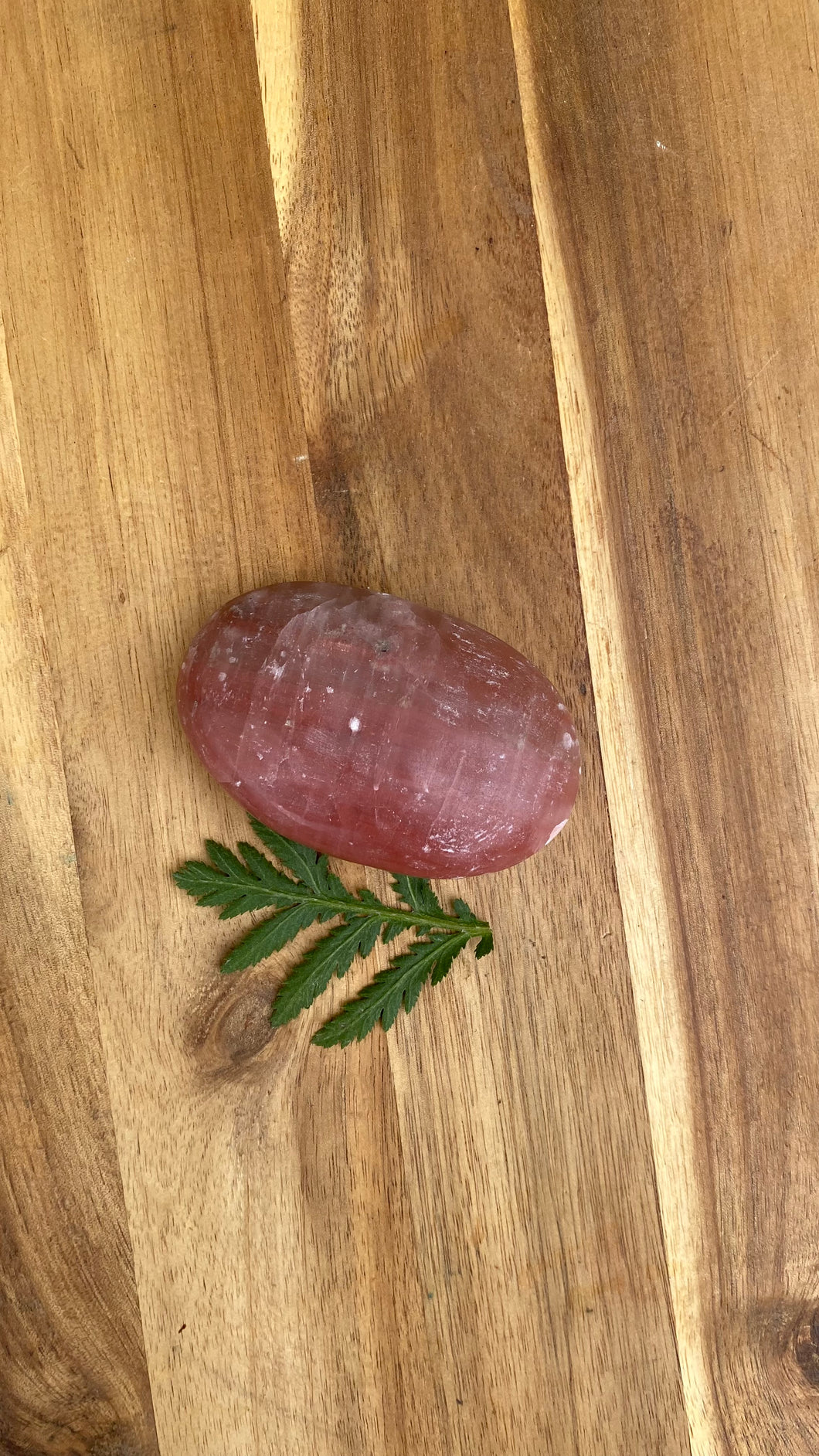 Rose Calcite Palm