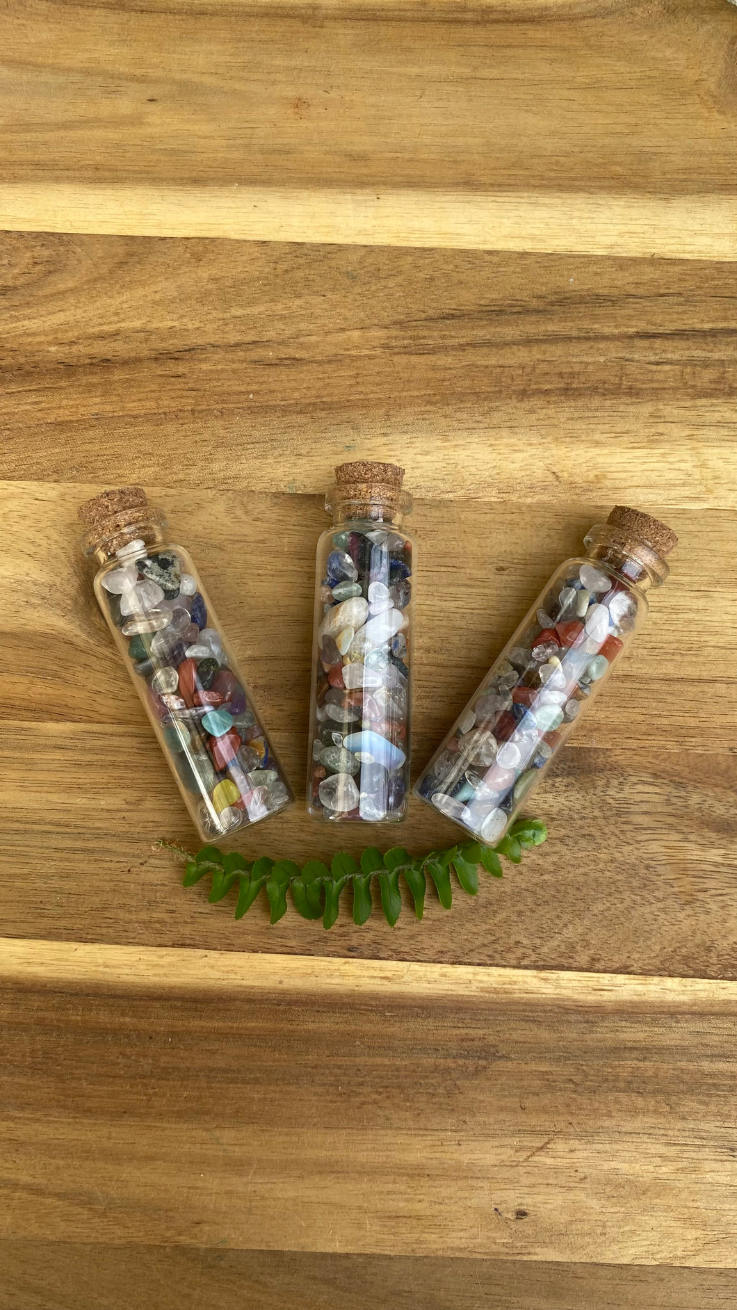 Crystal chip bottles