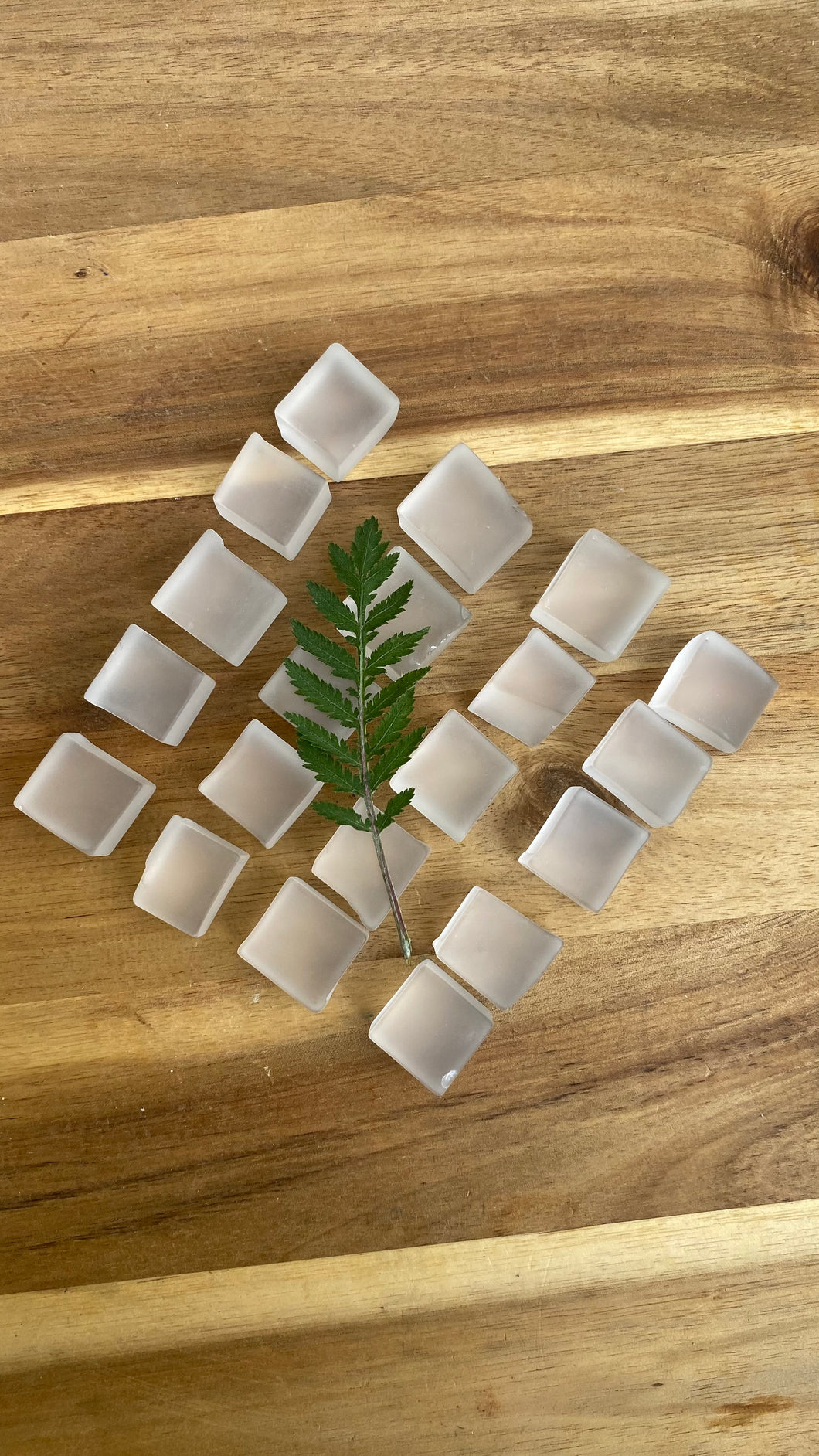 Selenite cubes