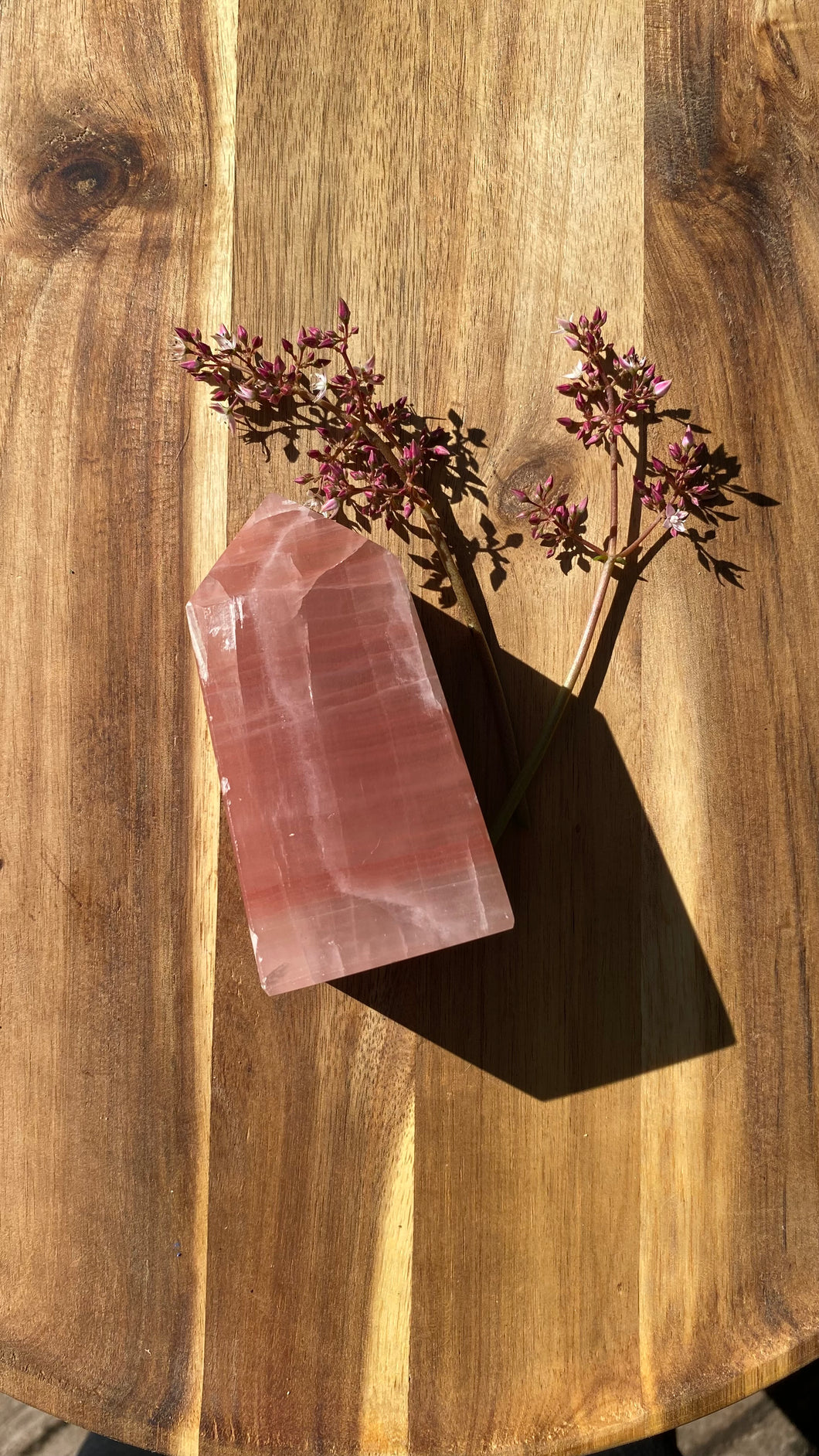 Rose Calcite tower