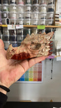 Load image into Gallery viewer, Red Jasper dragon skull

