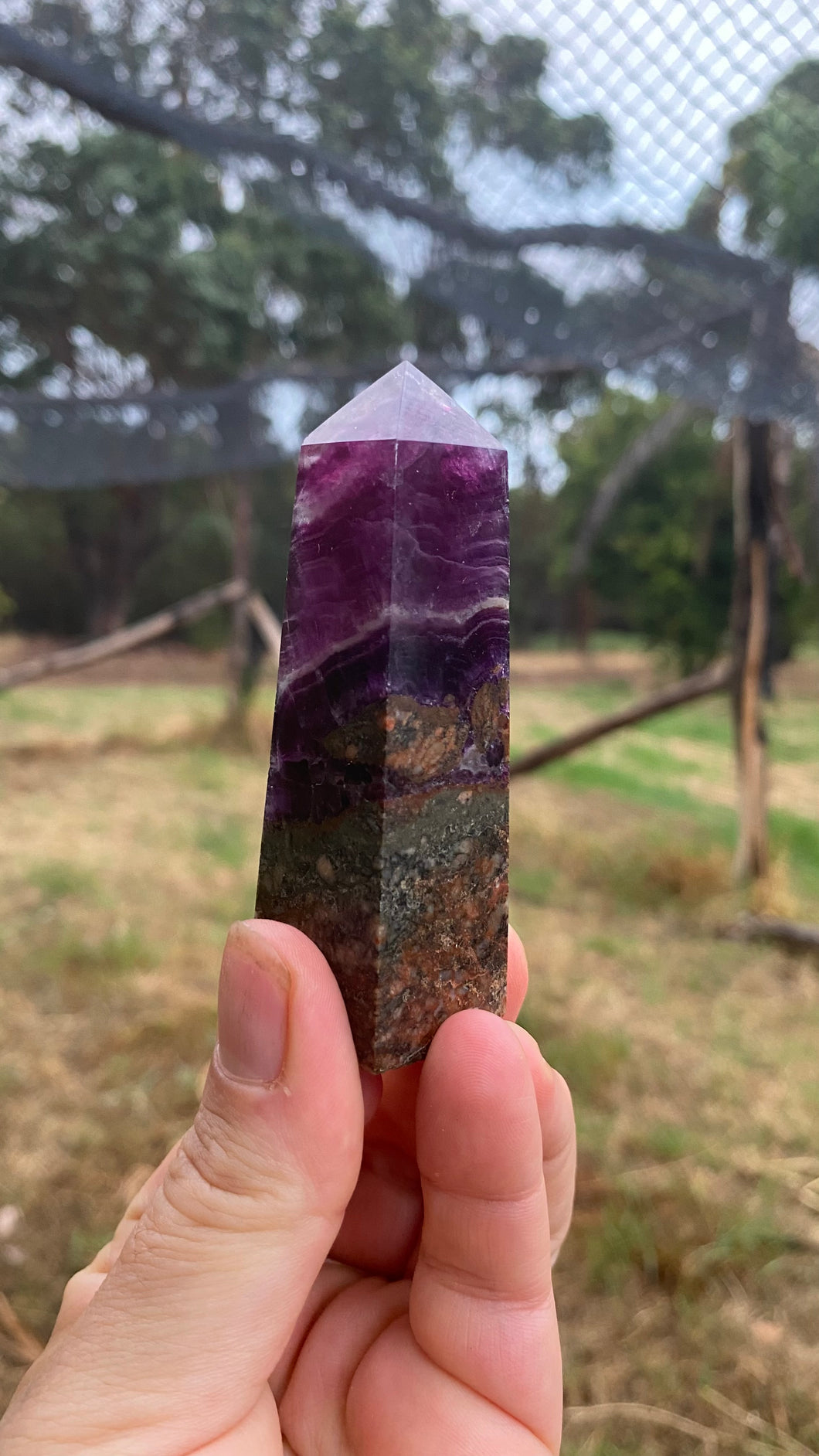 Purple Fluorite tower